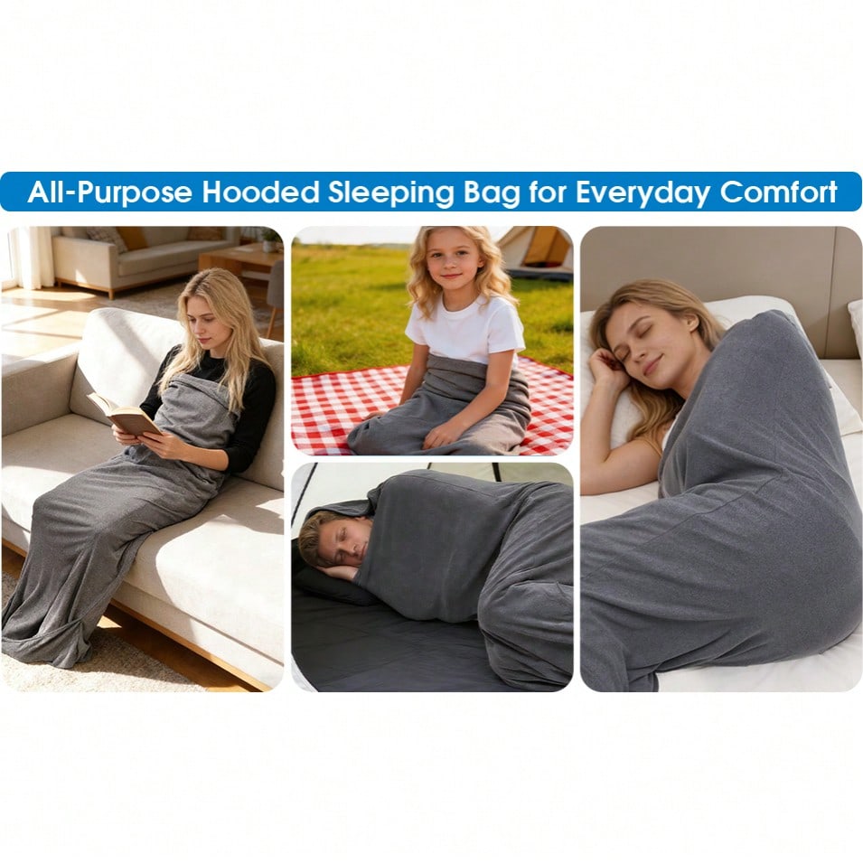 PURE PLY TEXTILES Wearable Hooded Sleep | Layered Warmth