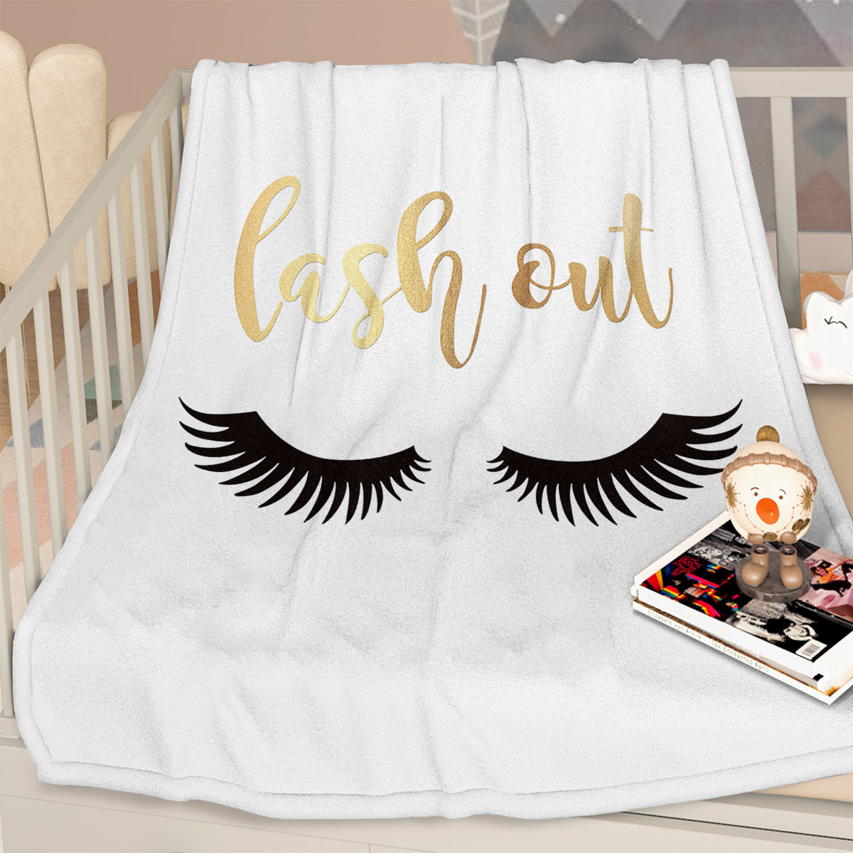 PURE PLY TEXTILES Long Eyelashes Printed | Layered Warmth