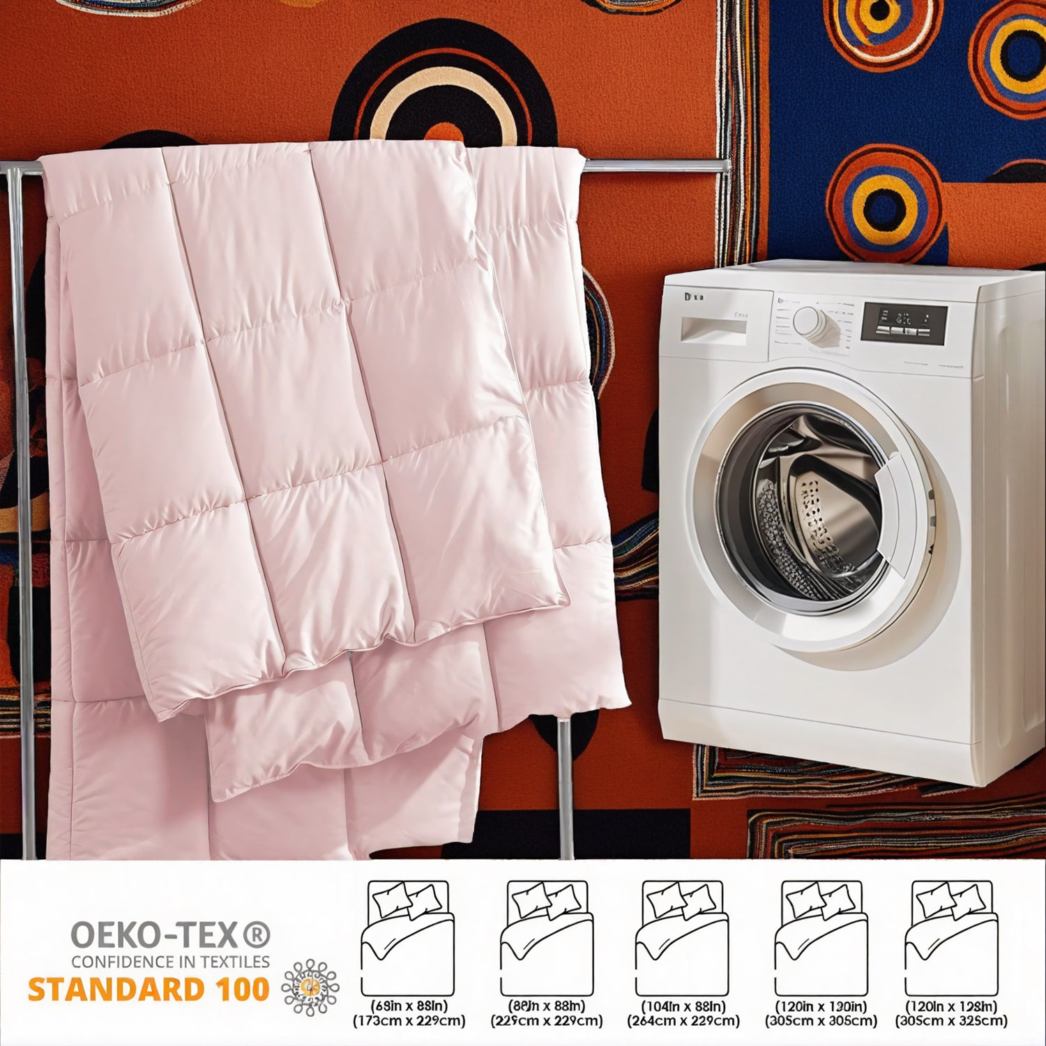 PURE PLY TEXTILES Extra Large Pink | Layered Warmth