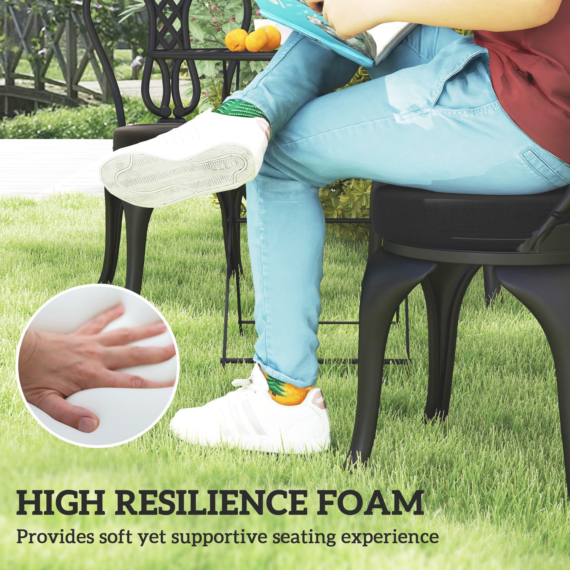 PURE PLY TEXTILES Patio Chair Cushions | Ergonomic Support