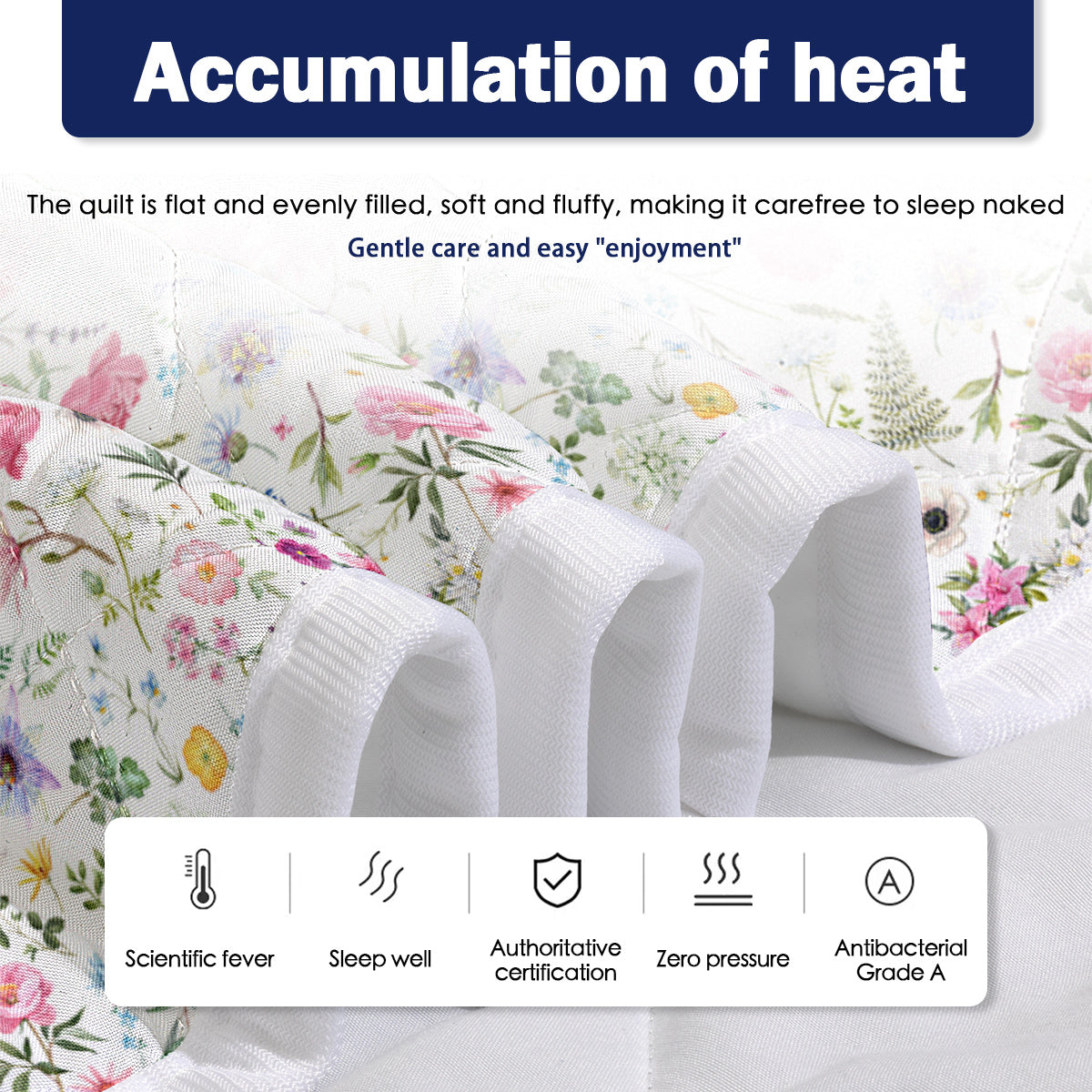 PURE PLY TEXTILES Red Floral Quilt | Layered Warmth