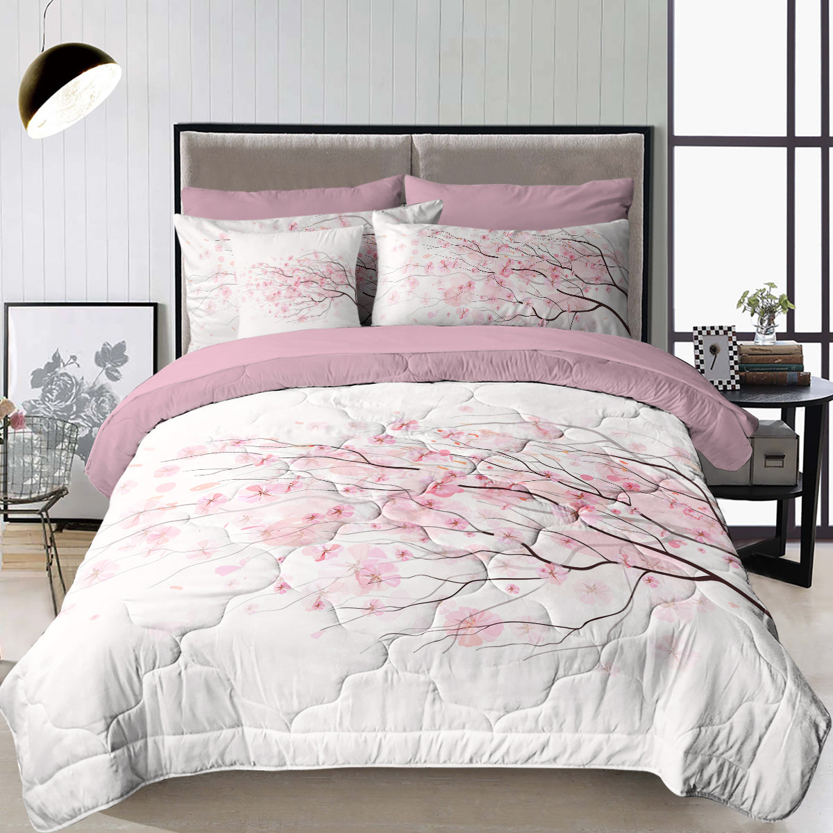 PURE PLY TEXTILES Cherry Blossom Pattern | Ergonomic Support