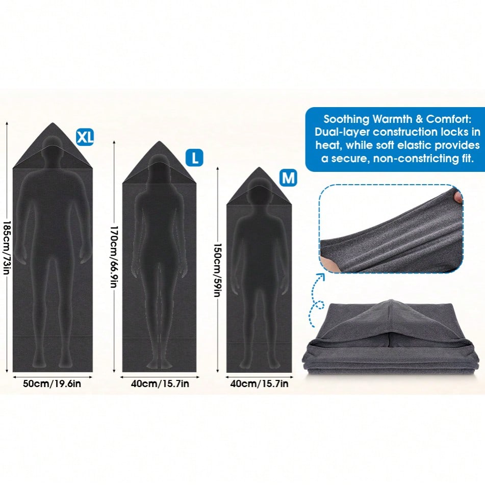 PURE PLY TEXTILES Wearable Hooded Sleep | Layered Warmth