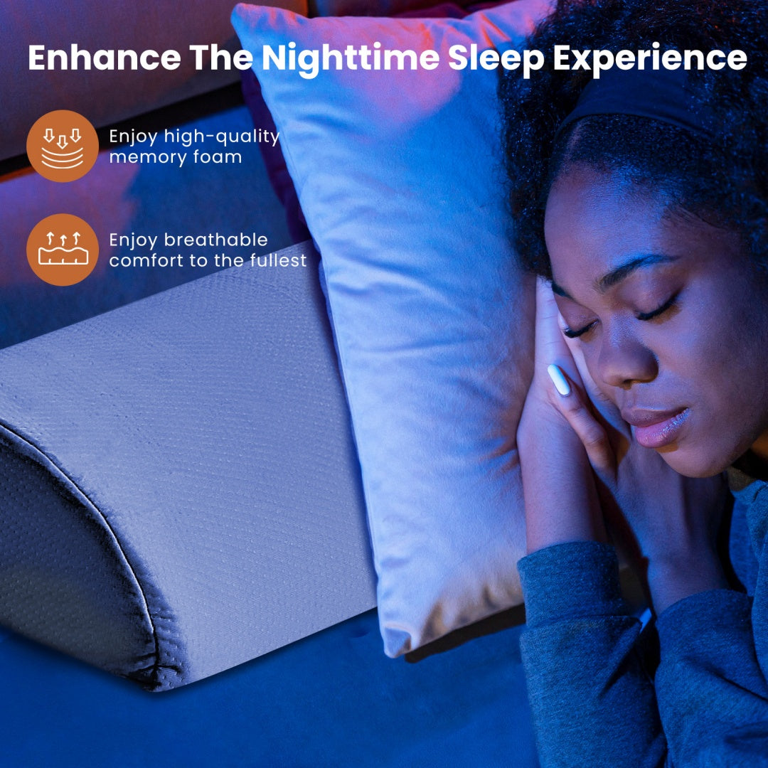 PURE PLY TEXTILES Bed Wedge Pillow | Orthopedic Relief