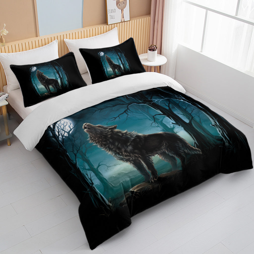 PURE PLY TEXTILES Moon Wolf Bedding | Cloud-Like Loft