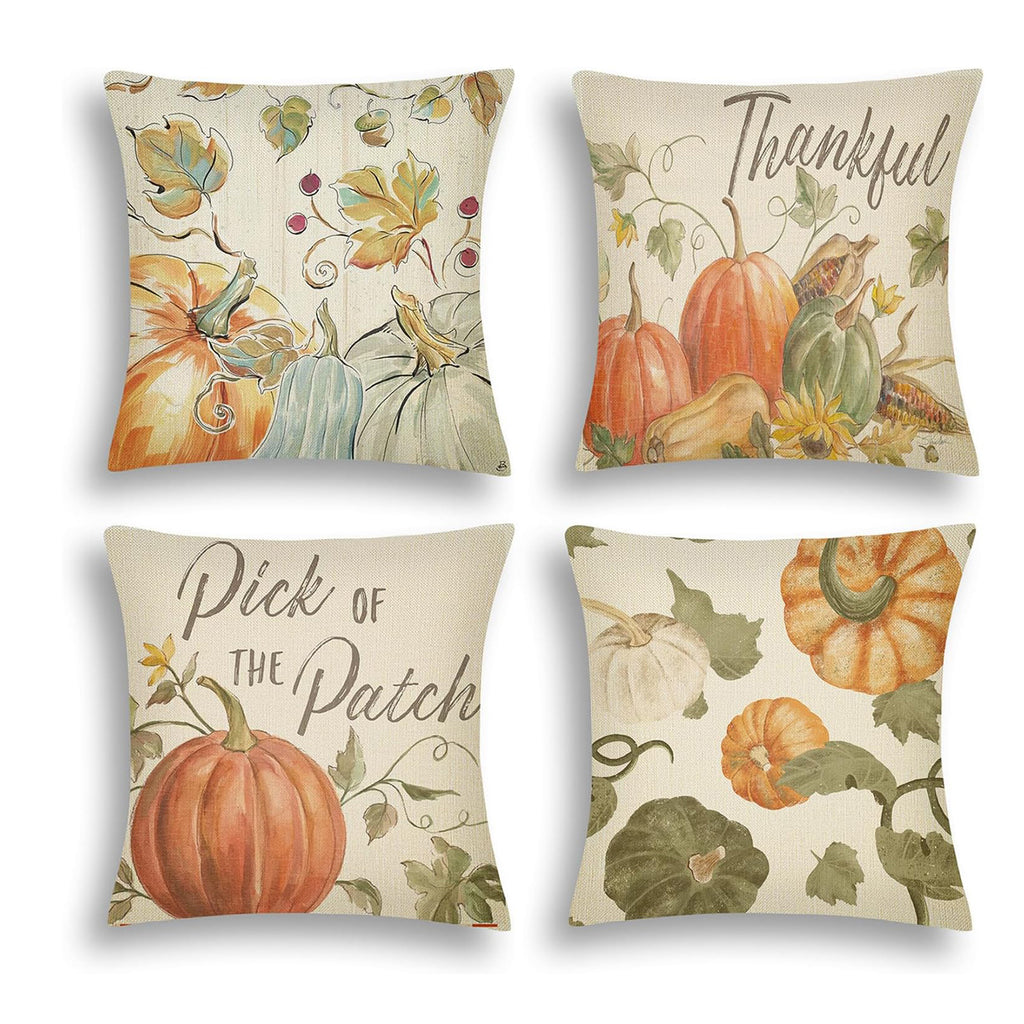 PURE PLY TEXTILES 4Pcs Thanksgiving Fall | Ergonomic Support