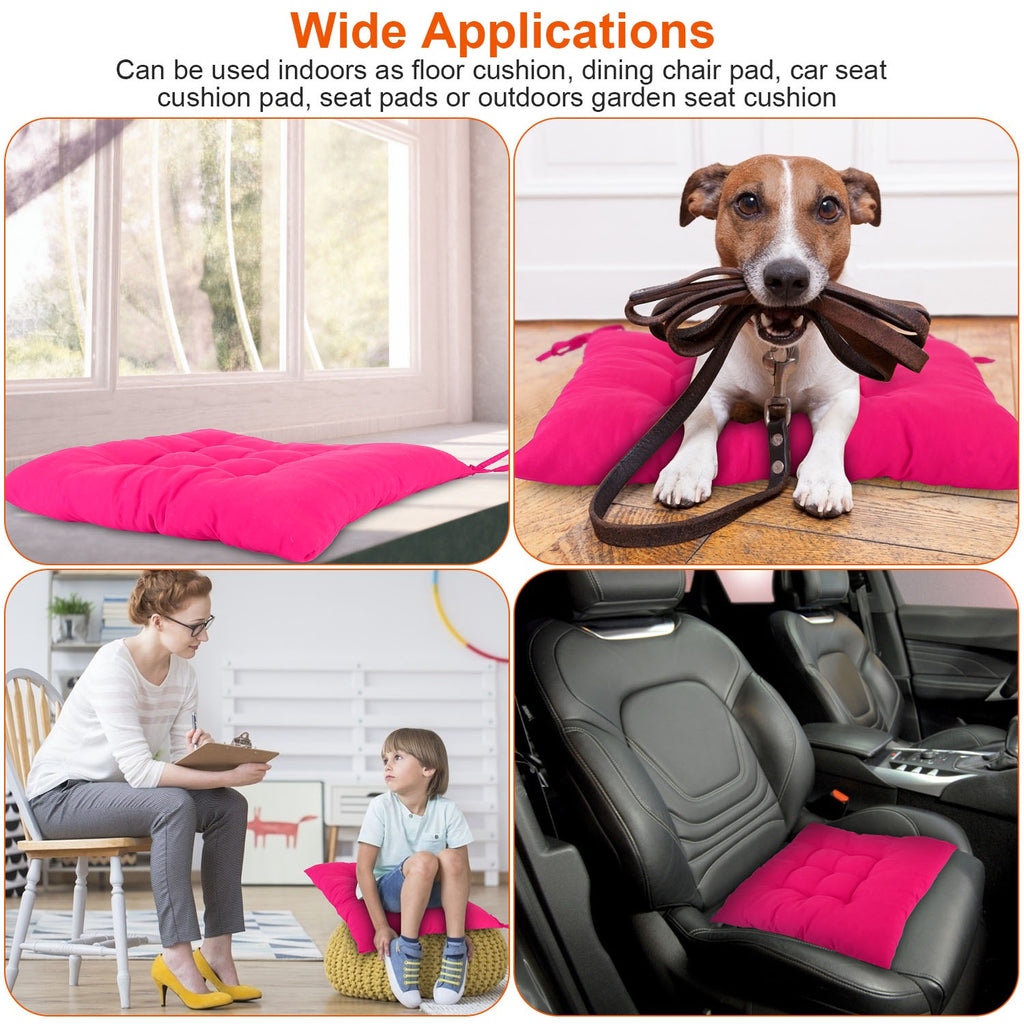 PURE PLY TEXTILES 4Pcs Chair Cushion | Ergonomic Support