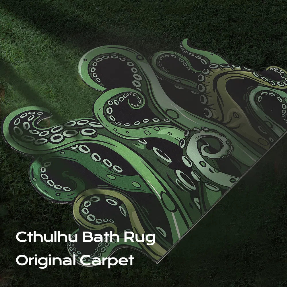 PURE PLY TEXTILES Octopus Bathroom Rug | Safe Ultra-Soft Fun