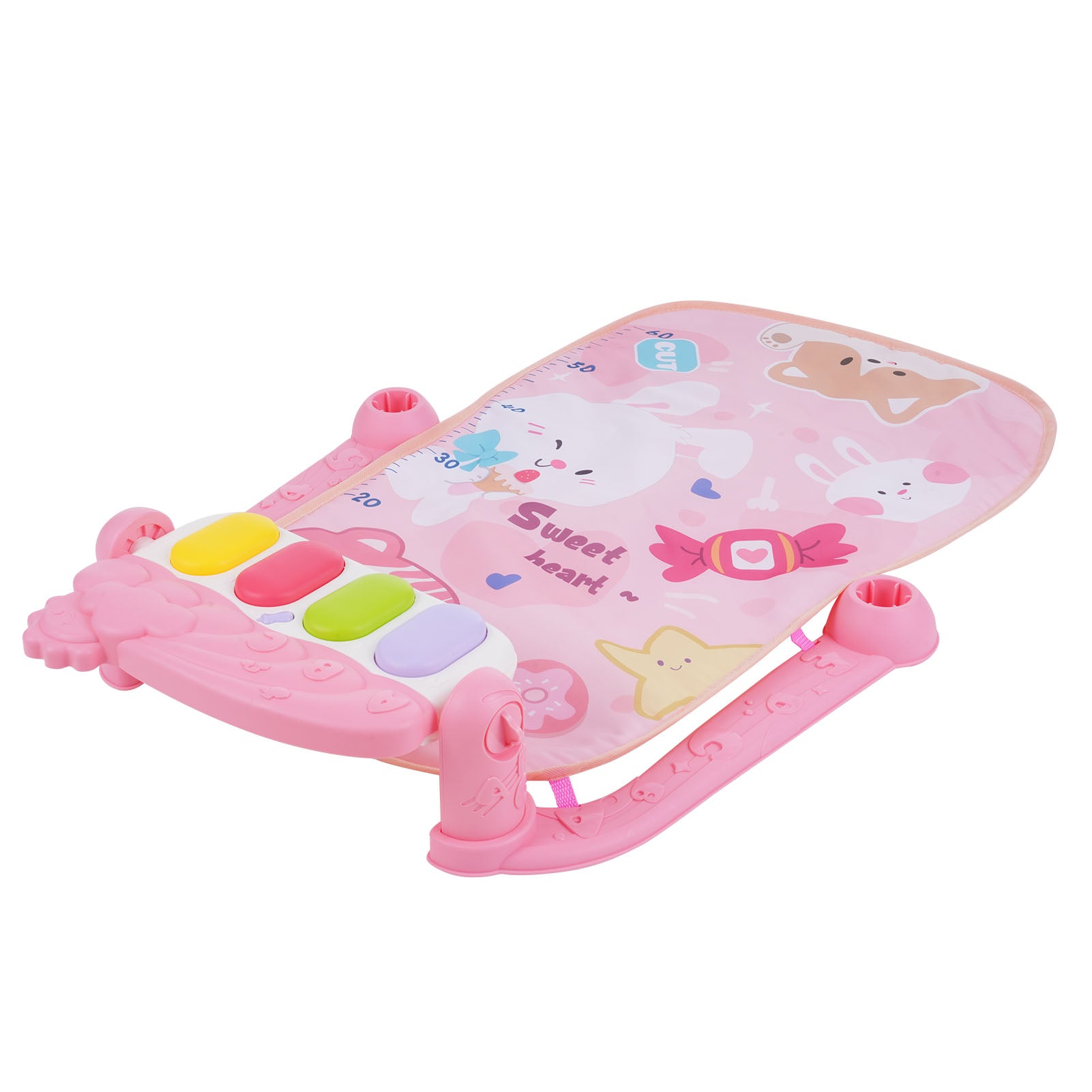 PURE PLY TEXTILES Baby Piano Play | Safe Ultra-Soft Fun