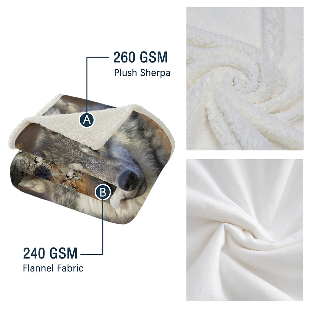 PURE PLY TEXTILES Indian Wolf Sherpa | Ergonomic Support