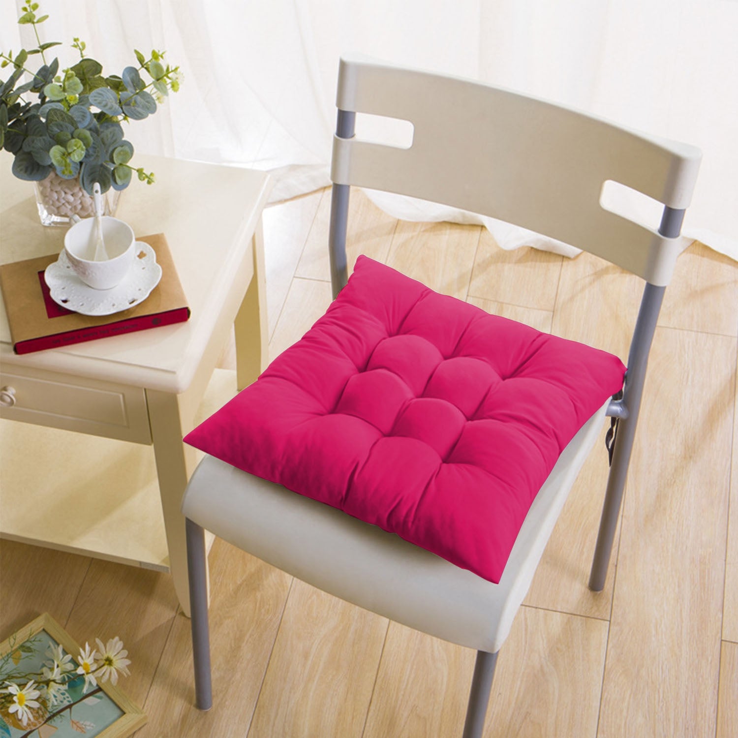 PURE PLY TEXTILES 4Pcs Chair Cushion | Ergonomic Support