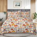 PURE PLY TEXTILES Pumpkin Autumn Leaves | Layered Warmth