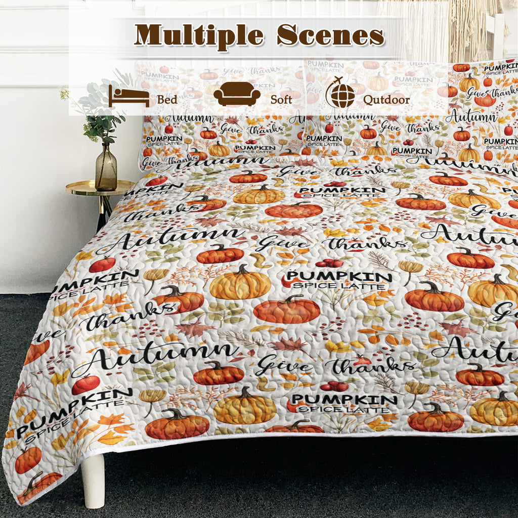 PURE PLY TEXTILES 3Pcs Pumpkin Autumn | Orthopedic Relief