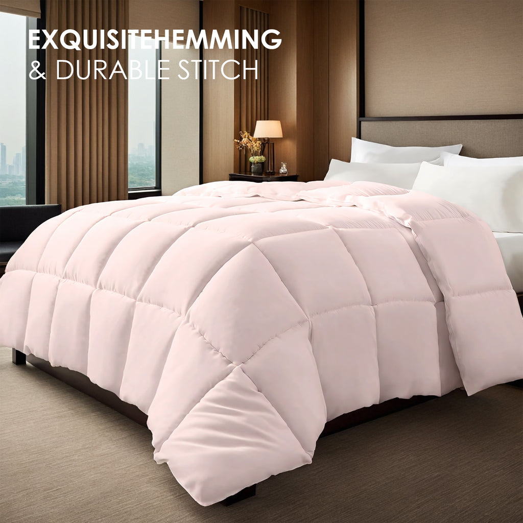 PURE PLY TEXTILES Pink Oversized Plump | Cloud-Like Loft