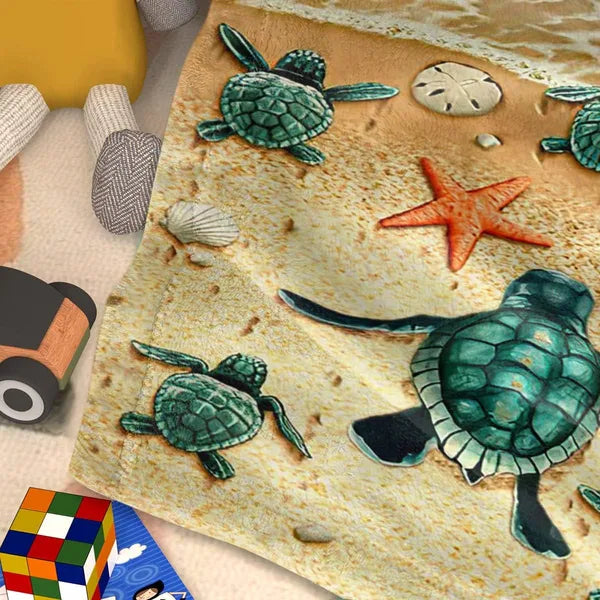PURE PLY TEXTILES Sea Turtle Flannal | Layered Warmth
