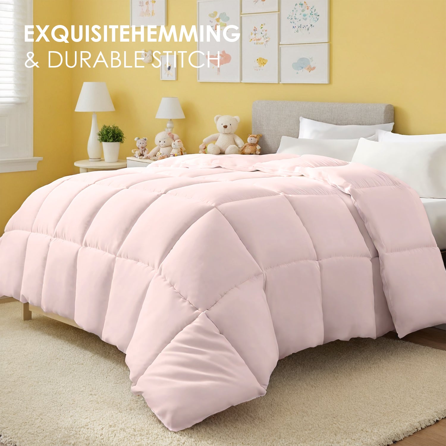 PURE PLY TEXTILES Pink Extra Large | Layered Warmth