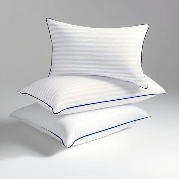 PURE PLY TEXTILES Bed Pillows Stripe | Orthopedic Relief