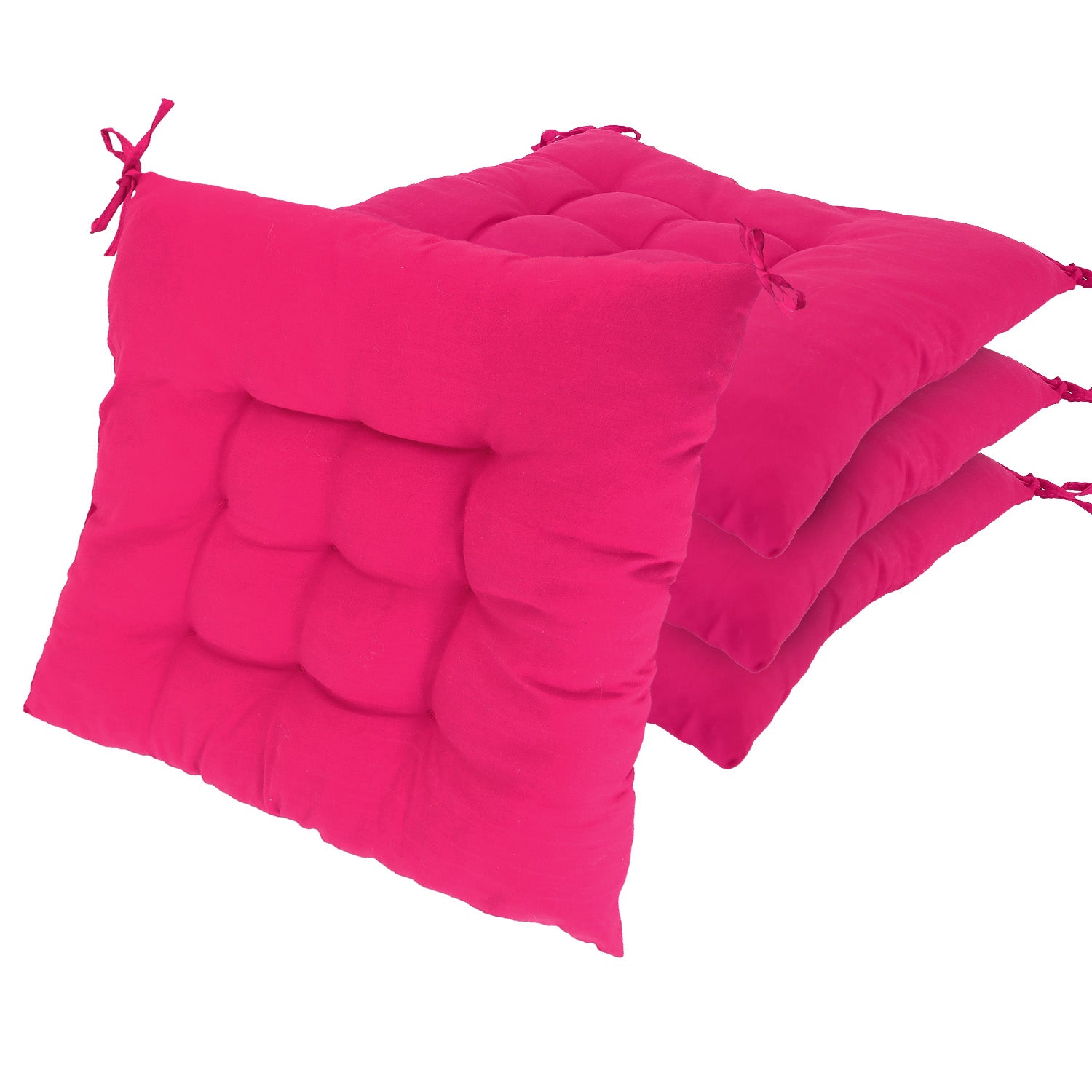 PURE PLY TEXTILES 4Pcs Chair Cushion | Ergonomic Support