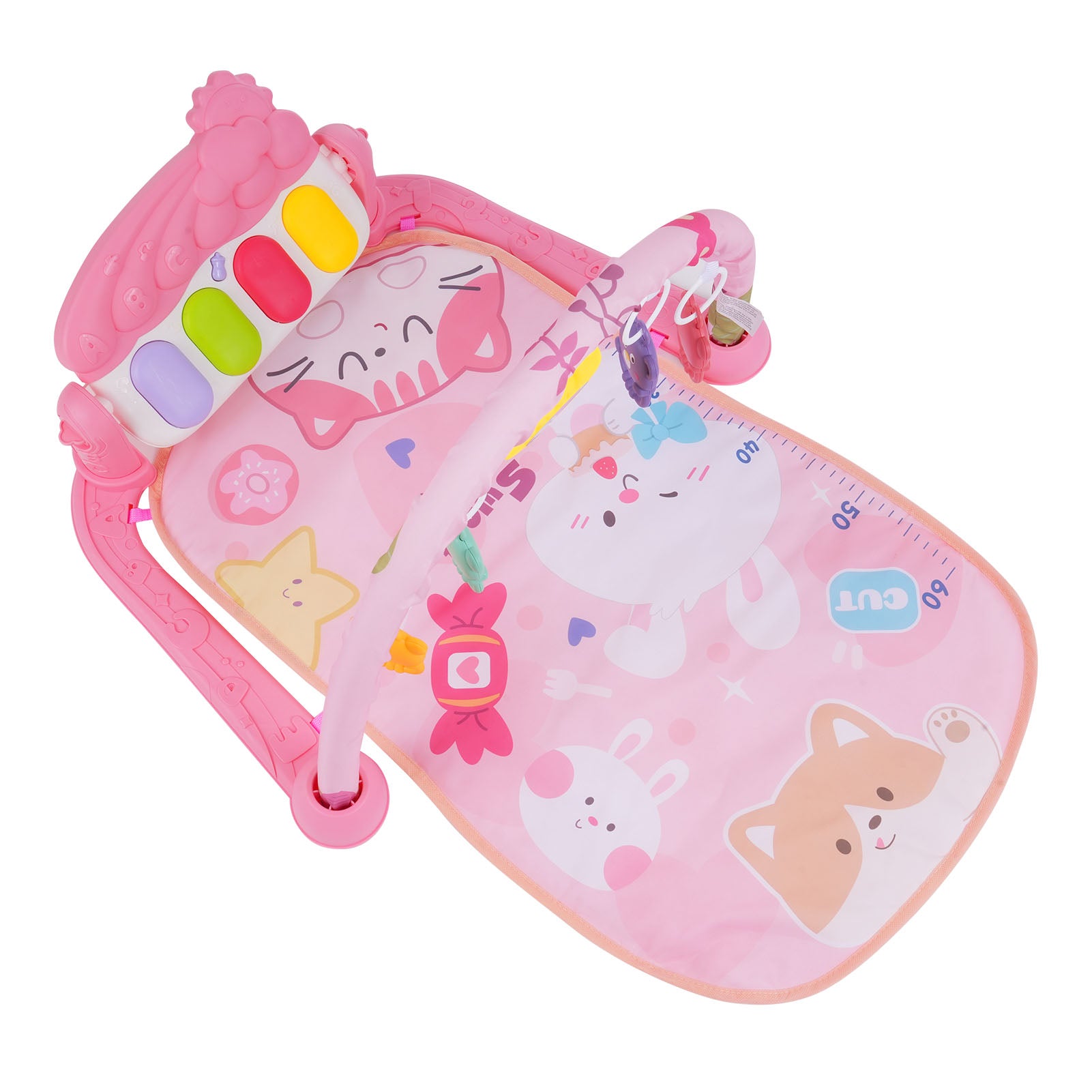 PURE PLY TEXTILES Baby Piano Play | Safe Ultra-Soft Fun