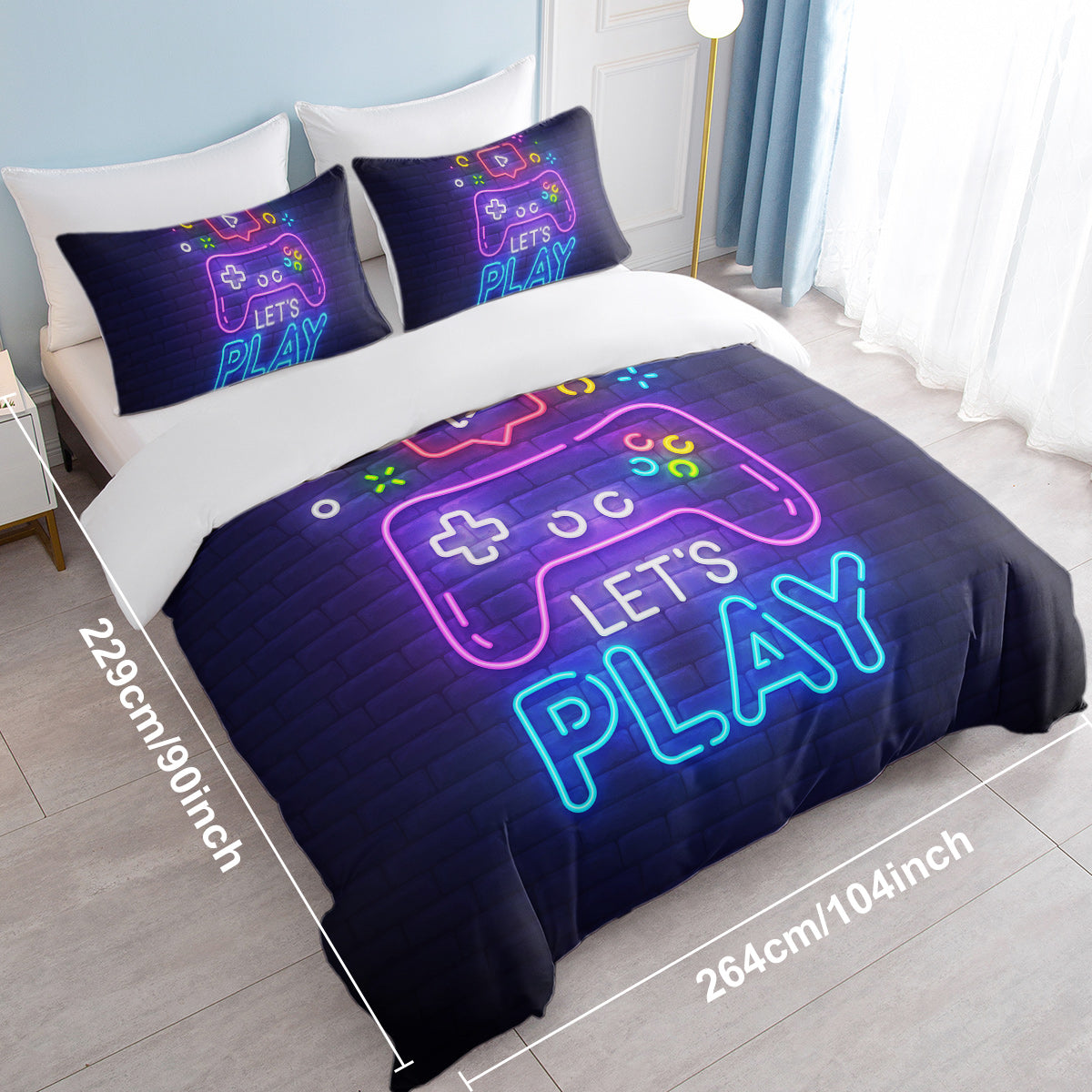 PURE PLY TEXTILES Gaming Duvet Cover | Orthopedic Relief