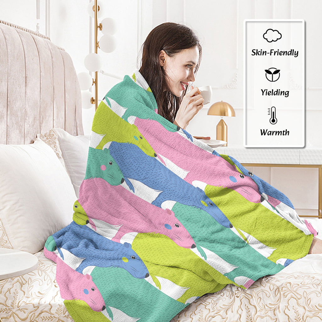 PURE PLY TEXTILES Colorful Capybara Flannel | Layered Warmth