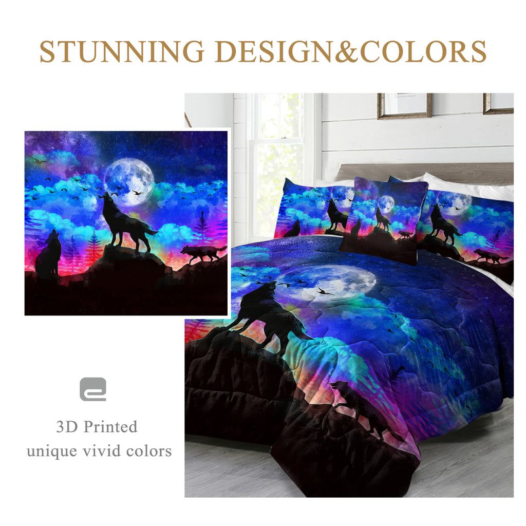 PURE PLY TEXTILES Galaxy Comforter Set | Cloud-Like Loft