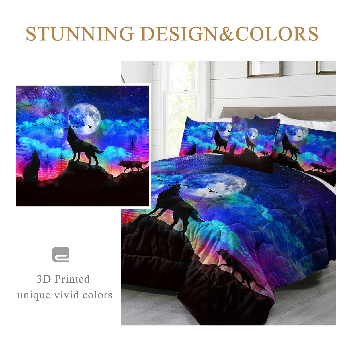 PURE PLY TEXTILES Galaxy Comforter Set | Cloud-Like Loft