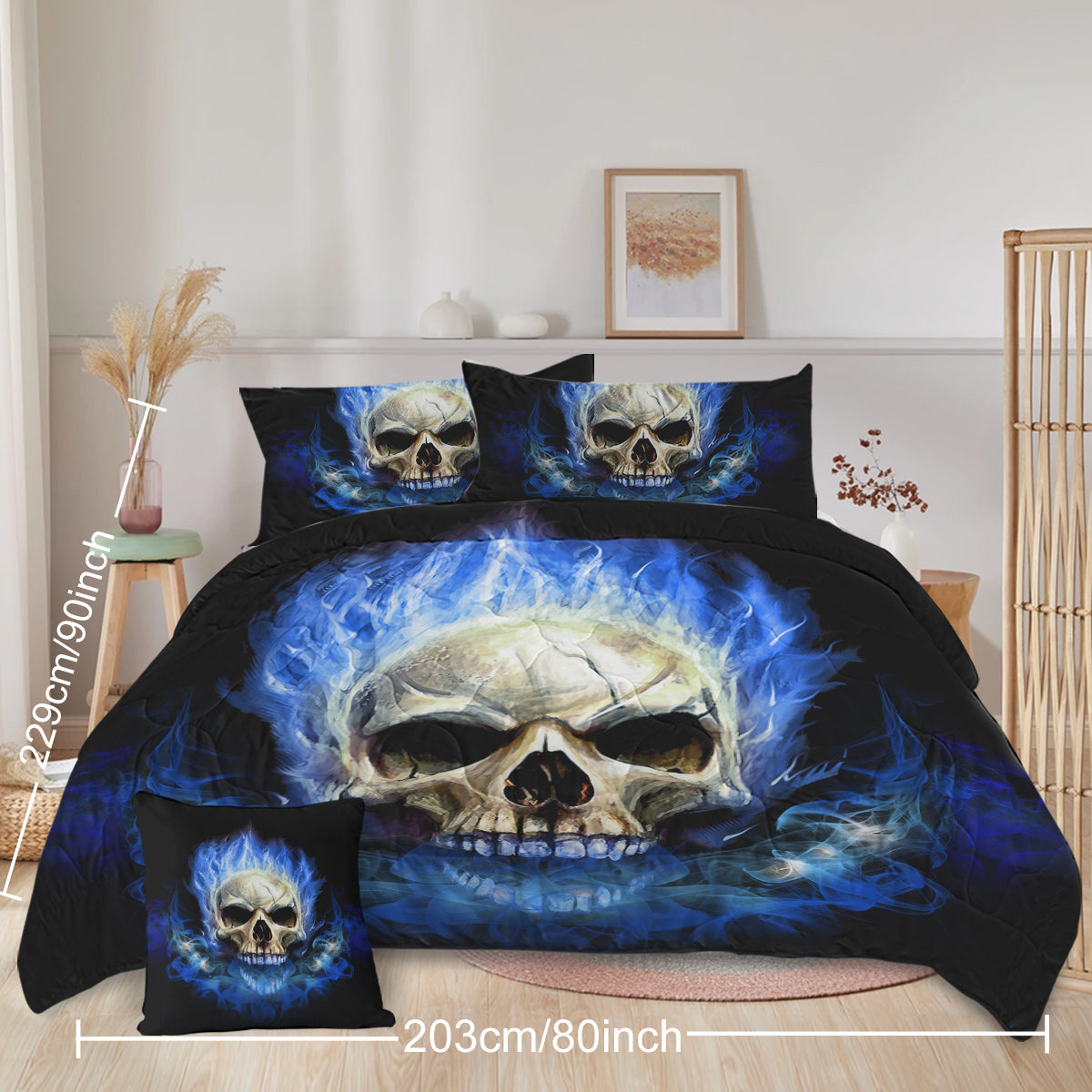 PURE PLY TEXTILES Piece Blue Fire | Ergonomic Support