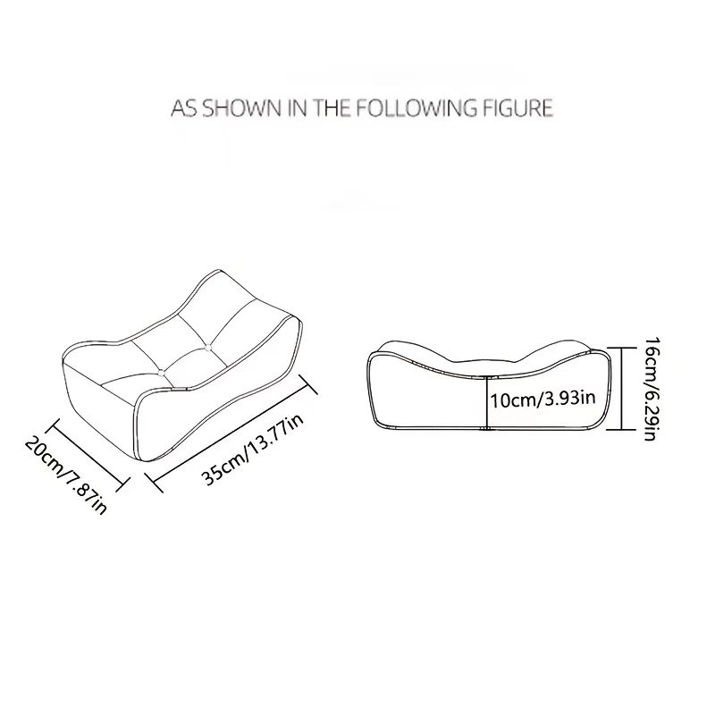 PURE PLY TEXTILES Lumbar Pillow 1Pc | Orthopedic Relief