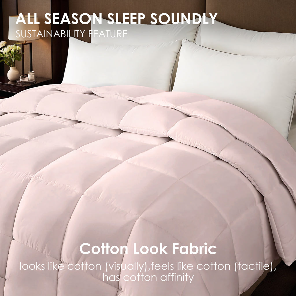 PURE PLY TEXTILES Pink Oversized Plump | Cloud-Like Loft