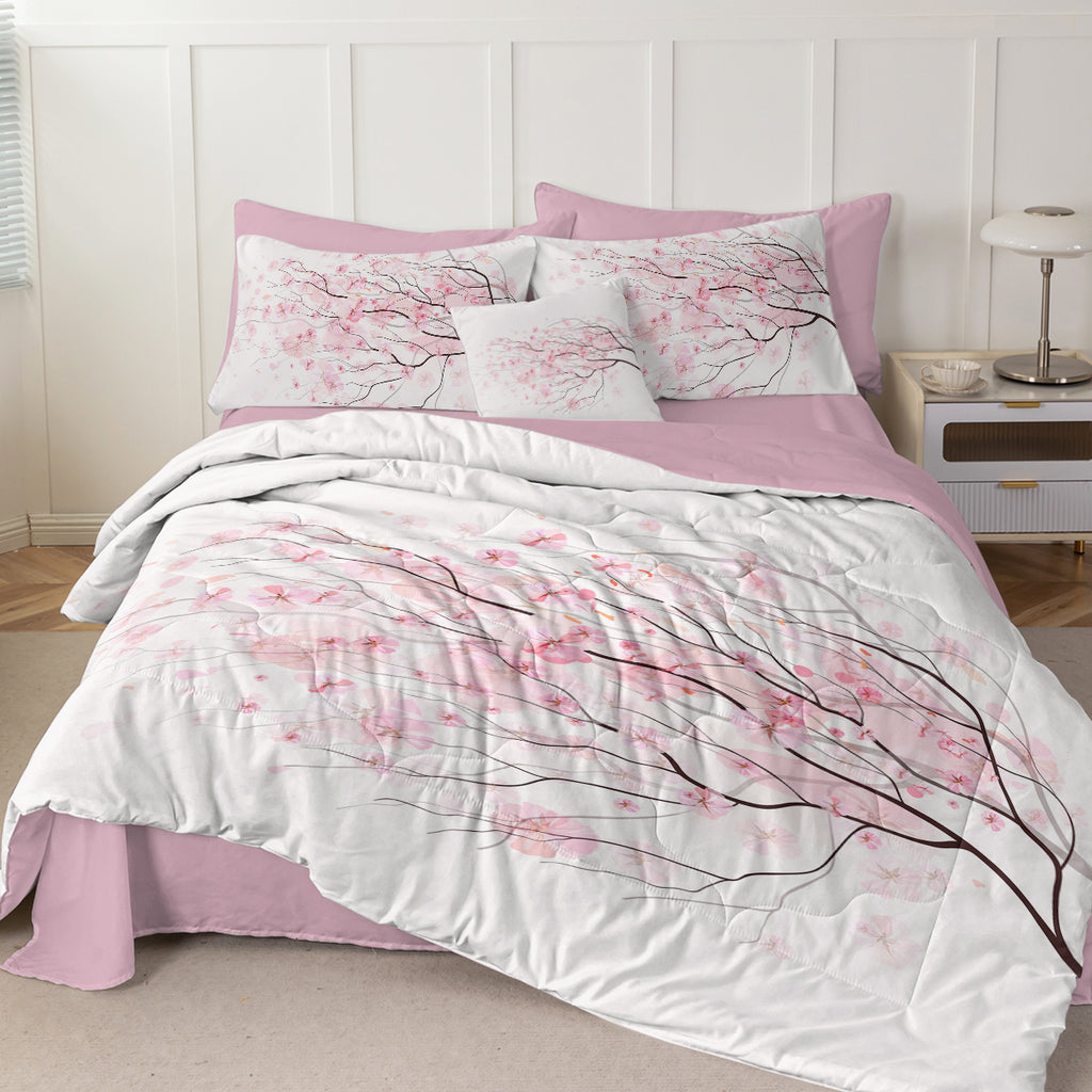 PURE PLY TEXTILES Cherry Blossom Pattern | Ergonomic Support