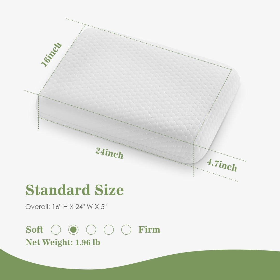 PURE PLY TEXTILES Memory Foam Pillow | Orthopedic Relief