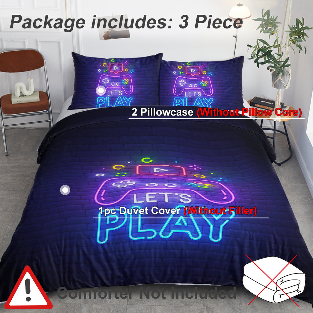 PURE PLY TEXTILES Gaming Duvet Cover | Orthopedic Relief