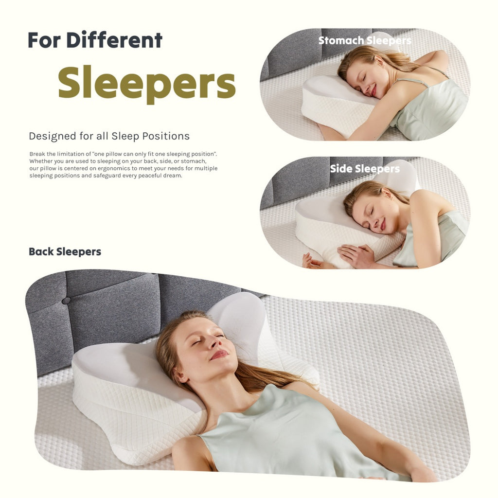 PURE PLY TEXTILES Cervical Neck Pillow | Orthopedic Relief