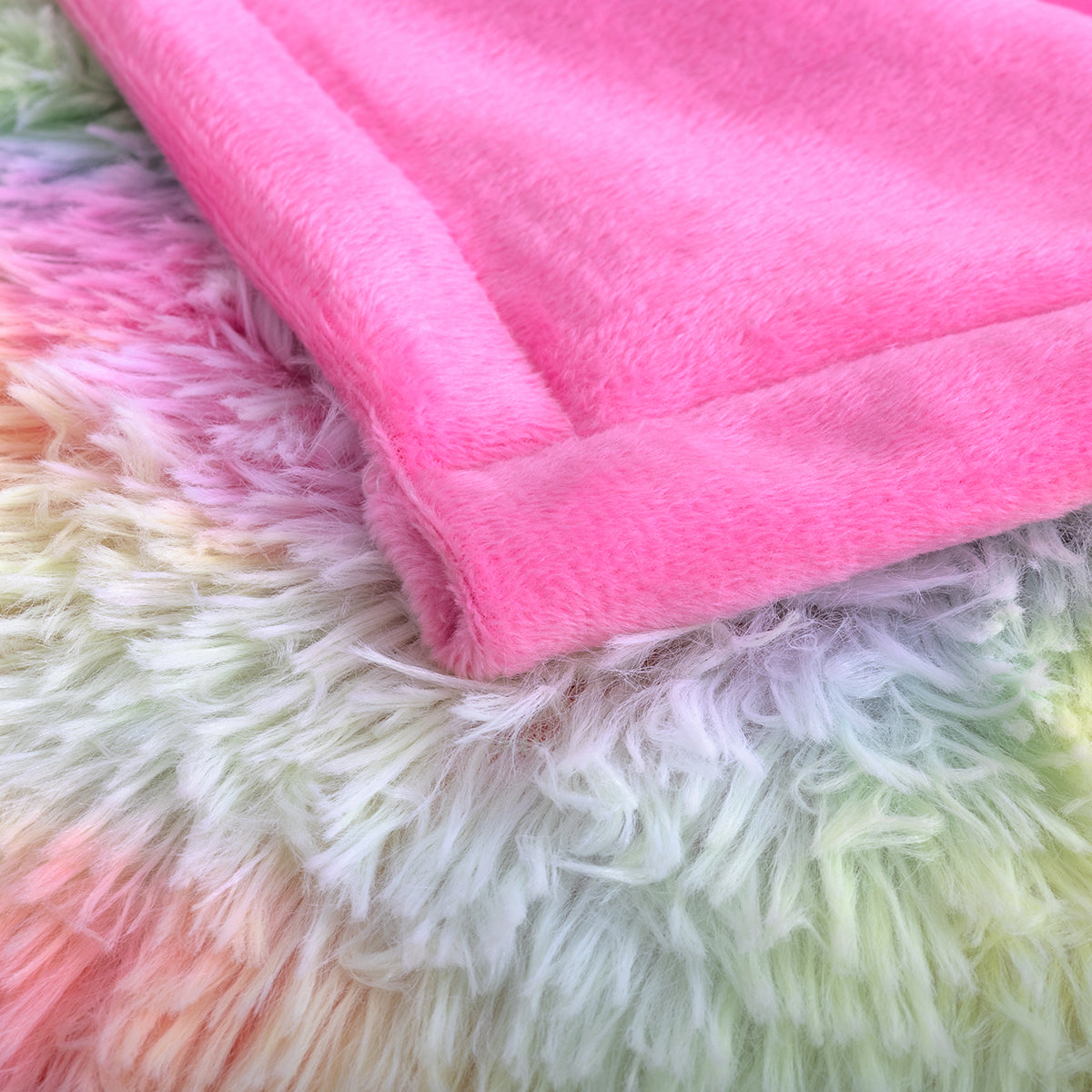 PURE PLY TEXTILES Piece Shaggy Blanket | Layered Warmth
