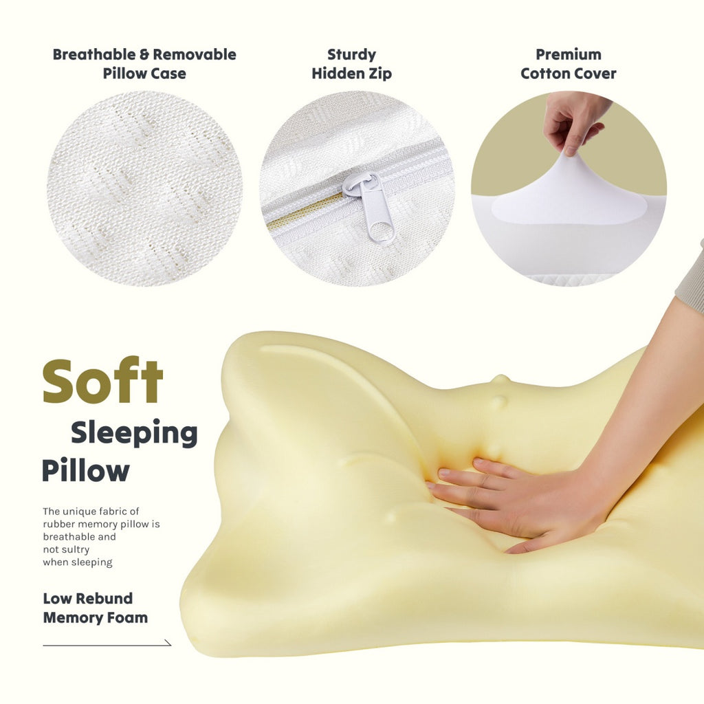PURE PLY TEXTILES Cervical Neck Pillow | Orthopedic Relief