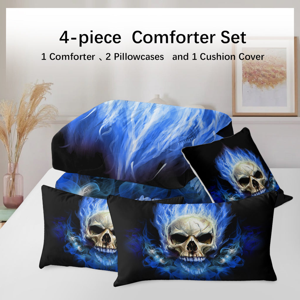 PURE PLY TEXTILES Piece Blue Fire | Ergonomic Support